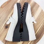 DV Dolce Vite Randee Faux Leather Chunky Lug Sole Wedge Heel Loafers White 11 Photo 4