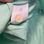 Everlane NWT  The Wing Shoulder Mock Neck Ruffle Long Sleeve Blouse Green Size 8 Photo 10