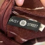 Daisy Street  Brown Striped Sleeveless Knit Dress 2 Photo 1