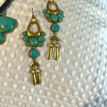 Lucky Brand  Turquoise and Gold Necklace Set Photo 2