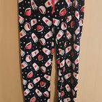 Bobbie Brooks Medium Fuzzy Blue and Pink Coffee Pajama Pants Photo 0
