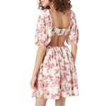 Bardot NWT Dress Eden Floral Minidress Red & White Print Women’s Size Medium NEW Photo 9
