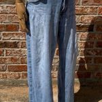 Wrangler Vintage 1990s UltraFlex Blue Flare Wide Leg Jeans 1% spandex /. 34 x 30 Photo 3
