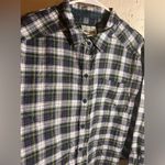 American Eagle Outfitters Plaid Button Down Shirt Blue Green loose fit boxy XL Photo 3