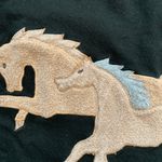 Parsley & Sage Horse Embroidered Southwestern Cotton Cardigan Top Small Black Photo 7