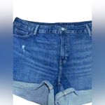 Old Navy Curvy OG Straight NWT Denim Short Plus Stretch Sold Out Style Size 22 Photo 7