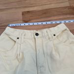 Eddie Bauer Vintage Light Yellow Women’s High Waisted Pleated Shorts Size 10 Photo 5