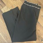 Larry Levine Black Stretch Tweed Waist Dress Pants Size 16 Photo 6
