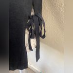 UGG  long sleeve side‎ tie tunic, black size large Photo 1