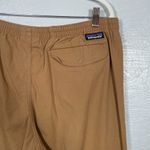 Patagonia Women XL Tan Funhogger Pants Cotton Drawstring Straight Leg Pockets Photo 7