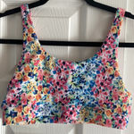 Kulani Kinis  Womens‎ Small Lily Long Crop Floral Bikini Top NEW Photo 0