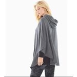 Soma NWT  Divine Terry Hooded Poncho Heather Quartz Gray Size Small/Medium Photo 1