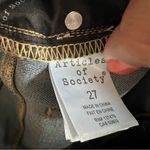 Articles of Society London High Rise Cropped Flare Denim Jeans Photo 8