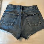 AGOLDE Dark Wash Jean Shorts Photo 3