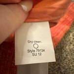 J.Crew  orange and pink plaid tweed No. 2 pencil skirt size 8 Photo 7