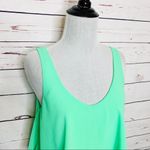 Iris Mint Green Layered Flounce Festival Crop Top Tank Top Size Small Photo 4