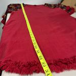 Umgee  L Ruffled Mini linen blend Sundress Raglan tiered Sleeves distressed hem Photo 3