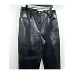 Wilfred  the melin pant High-waisted Vegan Leather pants Straight Size 12 Photo 2