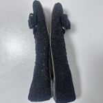 Salvatore Ferragamo Flats Womens Bombay Black Lace Ballet Slip On Crochet Photo 5