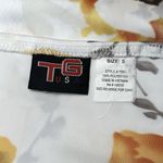 Vintage TG USA Babydoll Lace Satin Floral Tank Top Sz Small Y2K Retro Coquette White Photo 7