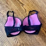 PINK - Victoria's Secret Victoria’s Secret PINK Wear Everywhere Black Leopard Print Lace Padded 32DD Photo 2