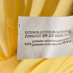 ZARA NEW  pleated flowy yellow maxi midi dress L Photo 11