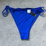 Garage  Bikini Bottoms Blue Aqua Tie Photo 0
