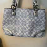 Coach F18921 Signature Heritage Satchel Bag blue/silver Photo 7