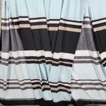 CHAPS  Striped Maxi Dress Womens XL Blue Black Slit Casual Beach‎ New Photo 11