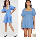 Free People  Violet Mini Dress blue Photo 2