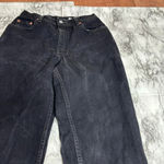 Levi's Vintage Levi’s 550 Relaxed fit Tapered Leg Black Denim Jeans Y2K 100% Cotton Photo 7
