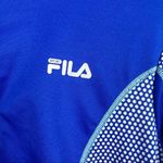 FILA  Sport Half Zip Running Pullover Shirt Blue XL Photo 3