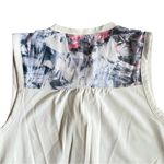 NWT Lija Sleeveless Print Polo Top Size XS White Photo 4