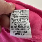 Boden Pink Tank Top Ruffle Button Front‎ Henley Sleeveless Shirt Womens 12 Photo 5