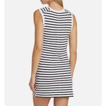 ATM Anthony Thomas Melillo | Black and White Tie Front Jersey Twist Dress | XS Photo 3