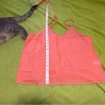 Coral Sleeveless Top/ tank top Orange Size XL Photo 3