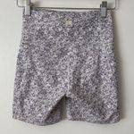 Vuori XS Studio Pocket Bike Shorts Gray and White Photo 4