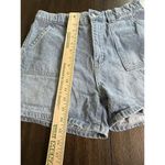 Wax Jean  Collection Light Wash Denim Jeans Skater Shorts Size Large Photo 3