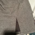 Hey babe large mini skirt checkered with slit Black Photo 2