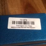 Champagne Glass Lariat Stainless Steel Necklace Photo 7