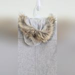 J.Crew Gray Vail Parka Wool Blend Faux Fur Hooded Jacket Sz 4 Coat Photo 14