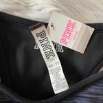 Victoria's Secret PINK Victoria’s Secret Black Grey Reversible Sports Bra Sz XS Photo 39