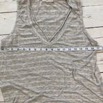 Lush Clothing Lush Heather Gray & White Striped Flowy Tank Size Small Photo 6
