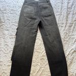 Impulsive BLACK WASHED SIZE S LONG BAGGY JEANS WITH SILVER ACCENTS AND POCKETS Photo 7