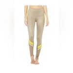 Alo Yoga ALO • High Waist “Elevate” Leggings Gravel Beige/Yellow Yoga Size Small Photo 2