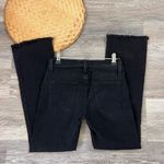 Current/Elliott Current Elliott the kick jean in jet black w/ raw hem Photo 6