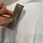 J.Crew White Cotton Tiered Dress Large NWT Resort Beach Clean Girl Minimal Sz L Photo 7