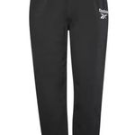 Reebok NWT Women's Identity Logo Fleece Joggers in Black, Plus Size 4X New w/Tag Photo 1