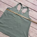 Lululemon Cool Racerback Shorter Length Nulu Tank Tidewater Teal Size 16 Photo 4
