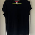 Anne Klein Black Short Sleeve Tee / M14 Photo 0